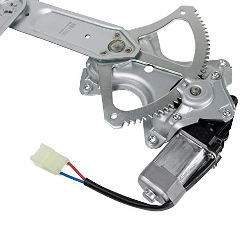 Image of TRQ Front Driver Side Power Window Motor and Regulator Assembly Compatible with 15-18 Toyota RAV4 US Built Models 13-14 RAV4 LE XLE Limited US Built Models
