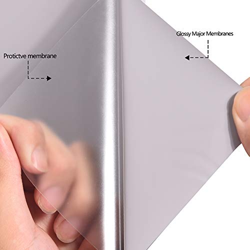 Image of RENLITONG Grey HTV Iron on Vinyl 12Inch by 10ft Roll Heat Transfer Vinyl for T-Shirt HTV Rolls for All Cutter Machine - Easy to Cut & Weed for Heat Transfer Design