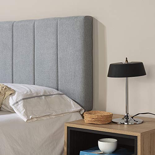 Bettkopfteil Marckonfort Creta grau gepolstert 140×60 cm