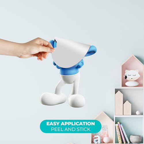 Vinilo decorativo pegatina EGD The Smurfs 25x43 cm miniatura 2