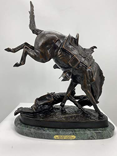 Estatua de bronce Wicked Pony tamaño regular