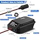 18-21V Step Down Konverter, 5v-13v Max Output10a Zigarettenanzünder Anschluss, Dc Spannung Akku Power Adapter, Zigarettenanzünder Adapter Perfekt Für Alle Autogeräte Aufrüstung Von Elektrowerkzeugen