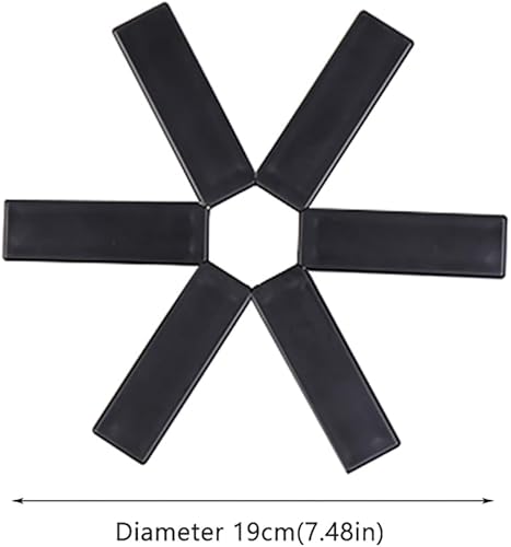 Miniatura 8 de PHILISENMALL Creative Foldable Heat Insulation Pad Non-Slip Heat-Insulating Table Placemat High Temperature Resistance Expandable Hot Pot Holders