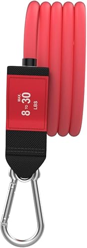 Miniatura 9 de Bodylastics Banda de resistencia apilable, banda de ejercicio de tubo de resistencia individual, bandas de entrenamiento patentadas con tecnología