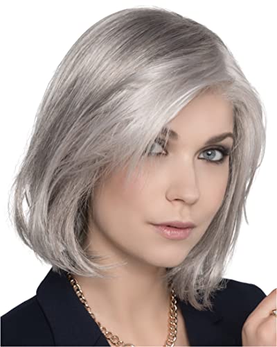 Belle of Hope Mara Ray Tempo Deluxe Large Cap Lace Front Mono Top Synthetic Wig 5PC Bundle: Wig, 4oz Enriched Shampoo & Conditioner, Wig Stand, and 19 Page Guide (Snow Mix)