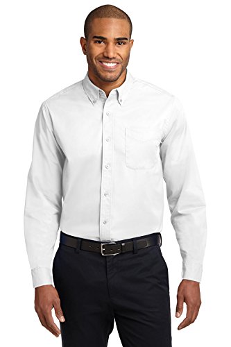 Chemise manches longues homme infroissable en taille standard et grande taille