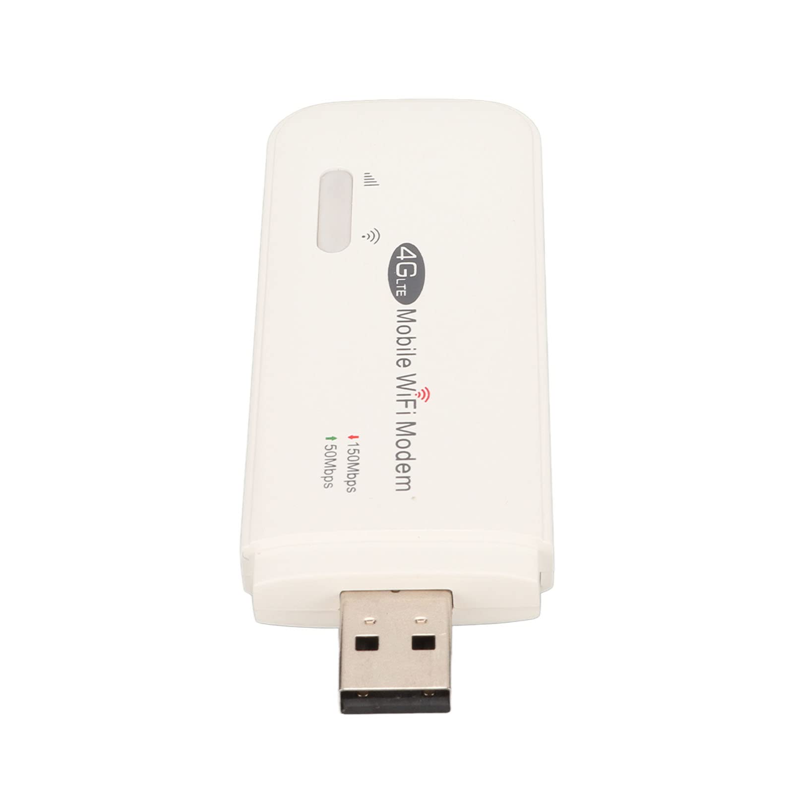 Modem Wi-Fi 4G, Plug and Play 150 Mb/S Obsługiwanych 10 Użytkowników Modem Wi-Fi 4G LTE USB z Gniazdem Karty SIM, Przenośnym Podróżnym Hotspot Mini Router Odblokowany Klucz
