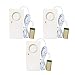 Topvico Water Leakage Alarm Detector Sensor 120dB Flood Alert Leak Detection Work Alone Home Security Low Battery Alert (3 Pack)