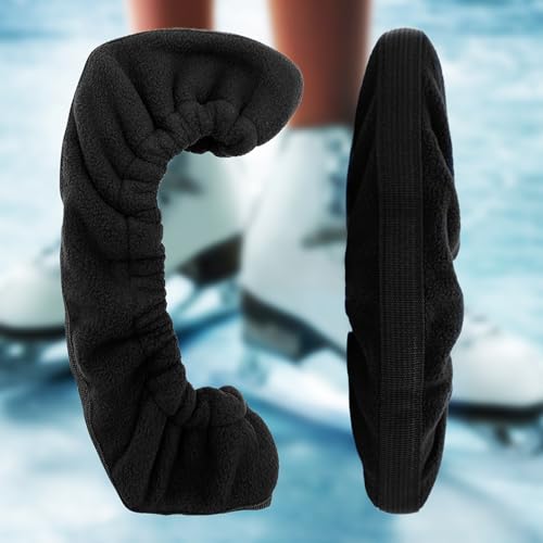 Ice Skate Blade Covers, Thickened Ice Skate Guards, Sports Blade Cover, Skate Blade Protector for Hockey Skates, Figure Skates and Ice Skates, Black, Large
