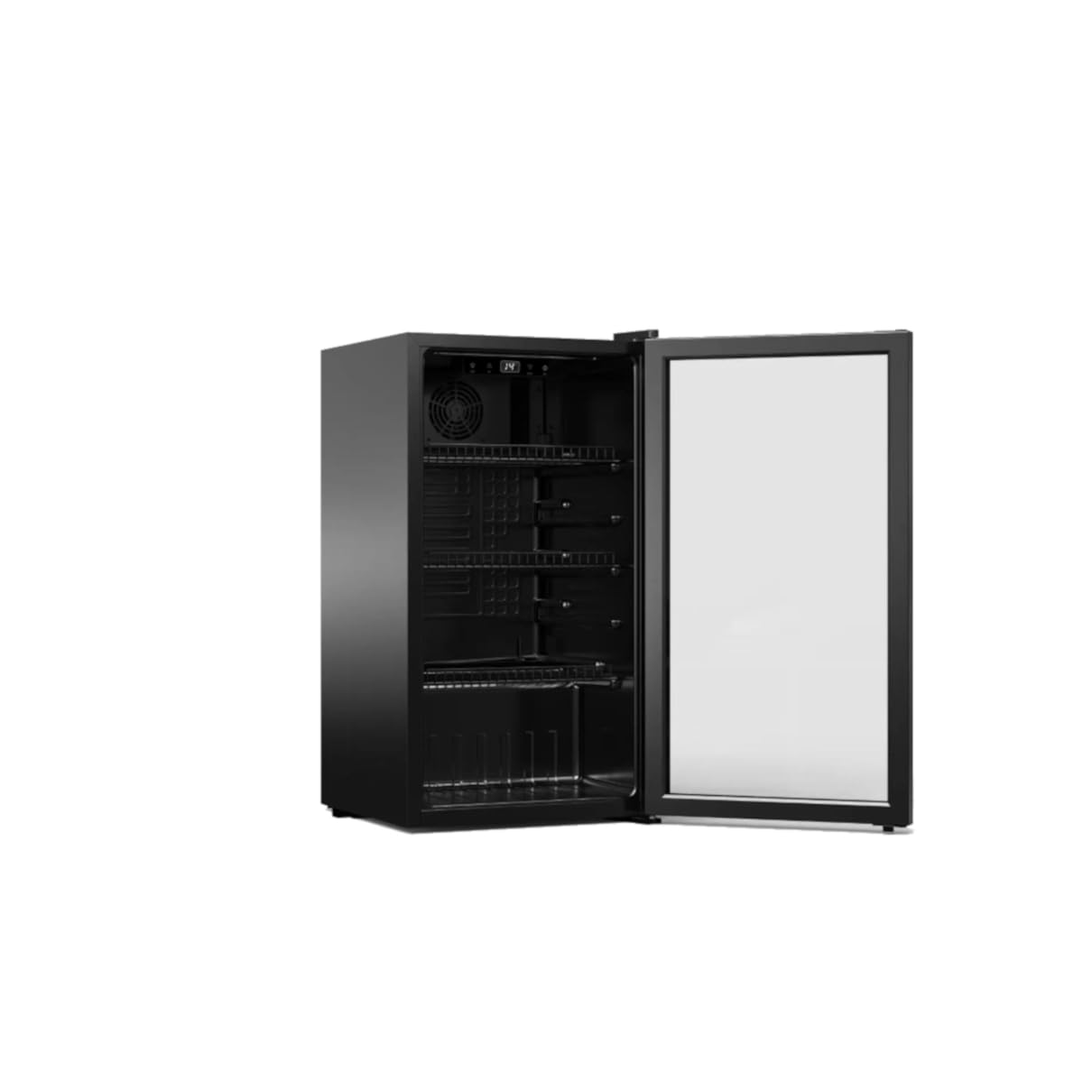 PKM GKS83B Flaschenkühlschrank 89 L Display Touch Control Umluft-Kühlung Blaue LED-Beleuchtung
