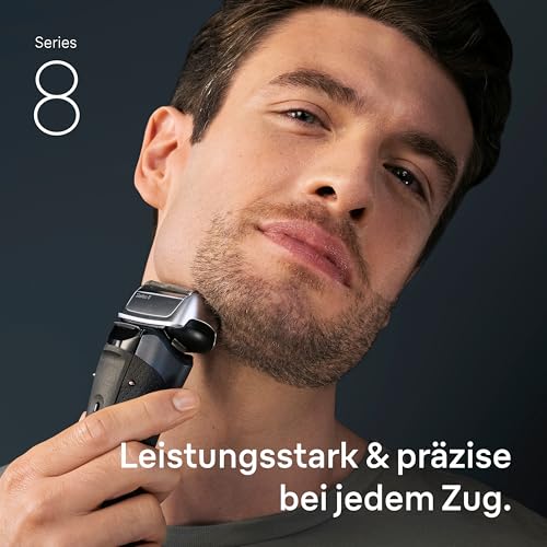 Braun Series 8 Elektrorasierer Scherkopf 83M – ORIGINAL Ersatzscherteil und Rasierer Zubehör vom Hersteller – Made in Germany, Kompatibel mit Allen S8-Rasierern – Silber 2