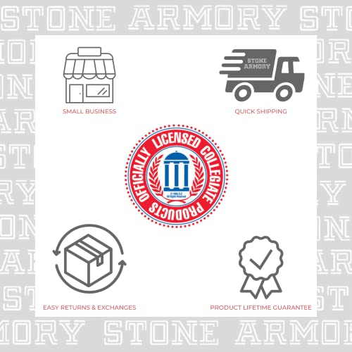 Stone Armory Ohio State University Bead For Women | Scarlet And White Ohio State 2-Sided Buckeye Leaf & Block O Bead Charm | Ohio State University Buckeyes Jewelry | Perfect Ohio State Gift For Fans, Students, Alumni | Fits Most Charm Bracelet Brands #TOP5