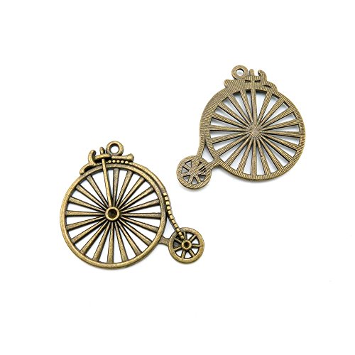 10 PCS Ancient Antique Bronze Fashion Jewelry Making Crafting Charms
