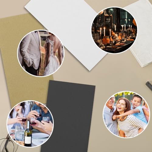 XINGSUI 60 Stück 7,5x16 cm Selbstversiegelnde Umschläge, Doppelseitig klebende,Briefumschläge,Münzumschläge,Für die Lagerung Münzen,Geldumschläge,kleiner Schmuck(Rindsleder Farbe)