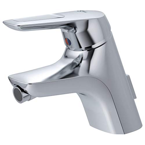 Miscelatore monocomando per bidet con piletta in metallo