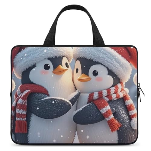 Housse ordinateur portable 10 pouces Pingouins pochette netbook étui tablette