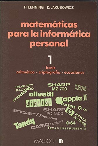 Matematicas para la informatica personal