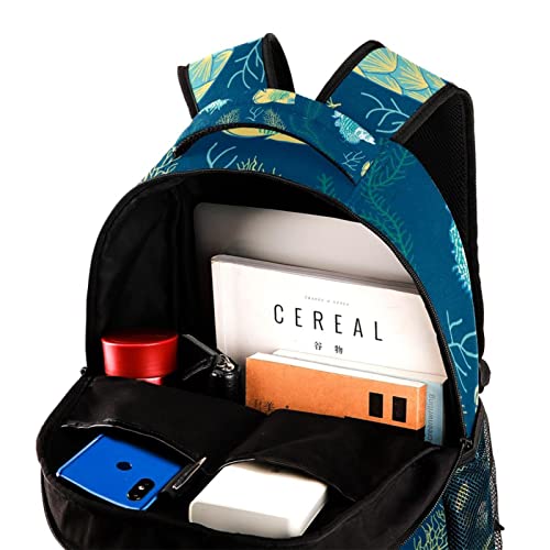 Sac à dos méduses et coraux avec porte-bouteille - Leisure Campus - 4