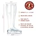 Big Betty Das Boot - Glass Beer Boot Mug for Oktoberfest Celebration, St. Patrick's Day, Bachelor/Bachelorette Parties - Large Beer Mug Holds Over 2 Beers - 2 Liter