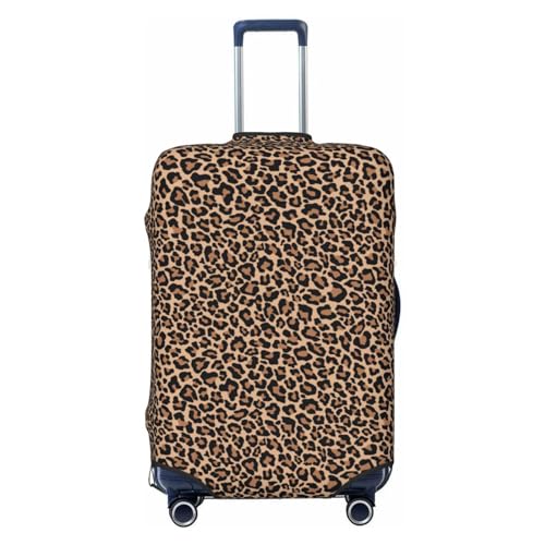 Luggage Cover Protector Suitcase Cover - Brown leopard print A Soft Fashion Uitcase Cover for Luggage