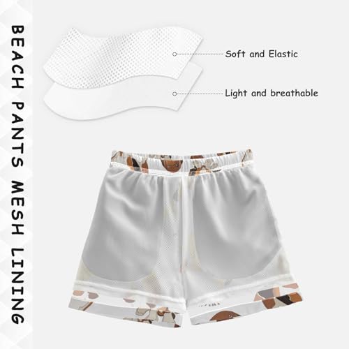 susiyo Boys Swim Trunks Basset Hound Dogs Toddler Swim Shorts Quick Dry Beach Board Shorts Little Boy Bathing Suits Swimwear4