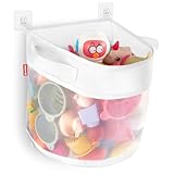 UNEEDE Bath Toy Organizer,4 Gallons Bathtub Toy Storage Organizer,Quick Access Bath Toy Holder for Bathtub,Baby Organizer and Storage,Quick Dry Baby Bath Toy Storage for Tub,Mesh Shower Caddy