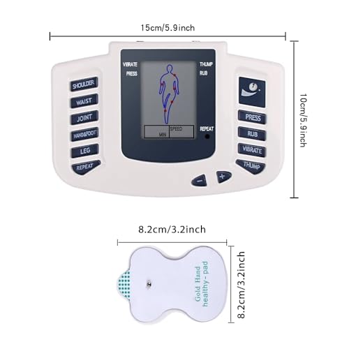 Electrostimulateur musculaire complet avec 16 pads pour physiothérapie - 7