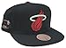 Mitchell & Ness Miami Heat New Born and Bred NBA Finals 2006 Black Red Snapback Hat Cap