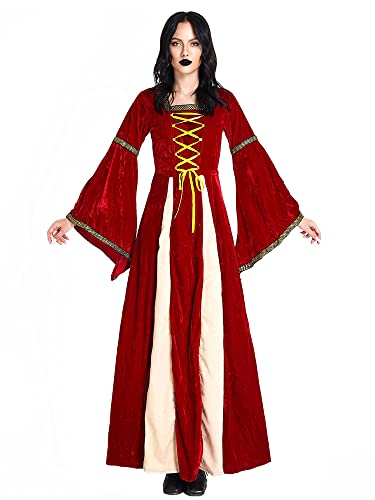 Image of Ulalaza Women's Cosplay Costume Cleopatra Greek Goddess Ancient Roman Warrior Uniform Outfit for Halloween Party