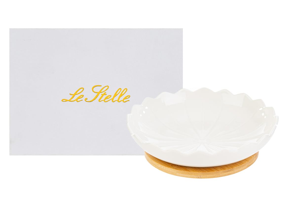 Bonbonnière de mariage raffinement porcelaine blanche ST 56503