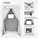 EAGLE PEAK Flex Compact 4x4 Pop-up Canopy Changing Room, Portable Privacy Dressing Room for Indoor Fashion Photoshoots, Camping, or Pool, White
