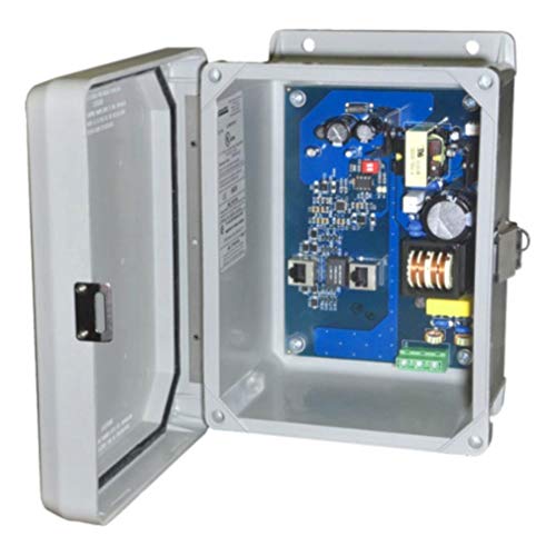 Altronix Outdoor Managed Single Port Hi-PoE Midspan Injector - 120 V AC, 230 V AC Input - 1 Puerto de Entrada 10/100/1000Base-T - 1 Puerto de Salida 10/100/1000Base-T - 60 W miniatura 1