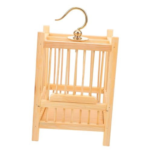 Milisten バッタケージ ケージを挿入する バニー 遊ぶ おもちゃ マウス ゴキブリ 小さな鳥かご ハムスターのミニ クリケット フェンス カナリアの檻 動物 竹