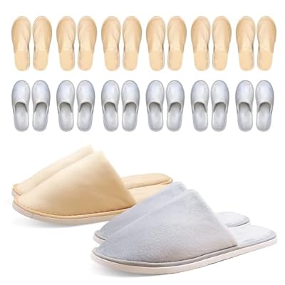 Modlux Spa Slippers 6-12 Pairs, Unisex Disposab...