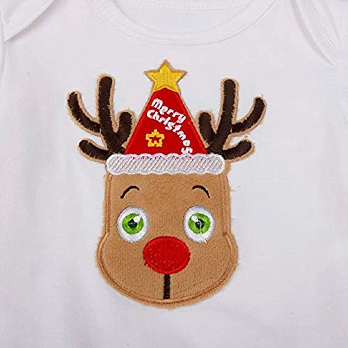 BAINA Baby Girls My First Christmas Costume Princess Pretty Onesie Santa Claus Outfits Toddlers Party Fancy Dress - Afbeelding 4