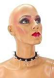 Leather Spiked Loop Choker (Large) by Axovus