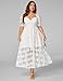 EYWOL Plus Size Wedding Dress: White Dresses for Bridal Shower - White Formal Dress for Curvy Women - Plus Size Bachelorette Dresses - Wedding Rehearsal Outfits