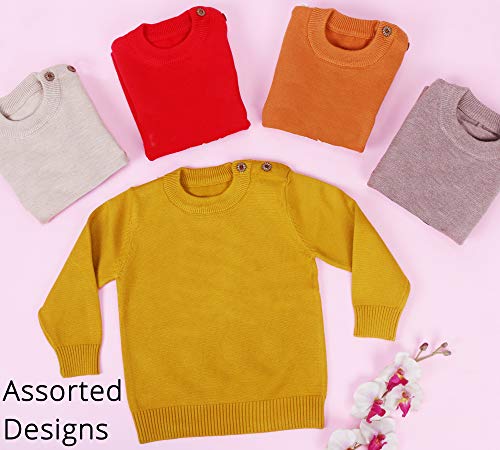 Image of Baby Sweater Full Sleeve Round Neck Baby Warm Wool Sweater for Kids Boys and Girls