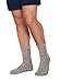 Barefoot Dreams CozyChic Heathered Men's Socks (CHARCOAL / WHITE)