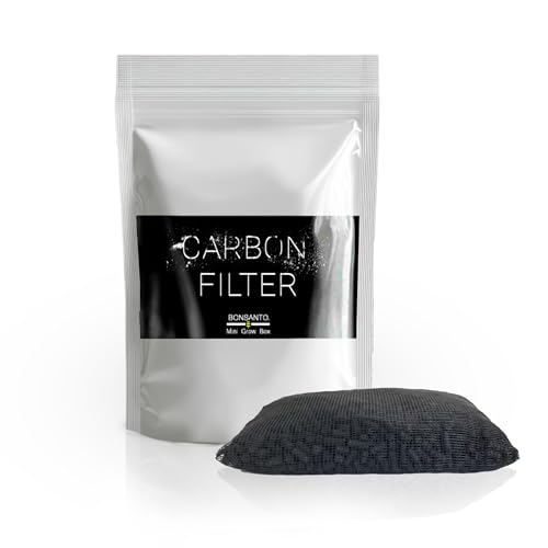 Aktivkohlefilter Ersatzfilter für Mini Grow-Box & Growzelt –Luftreinigung & Geruchsneutralisation – Passend für Silent & MAX – Geruchskiller, Abluftfilter, Luftfilter – Hält 6-9 Monate