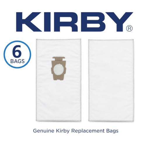 Image of Kirby 204814 Micron Magic HEPA Filter Plus Bags, 6, White Vacuum Bags