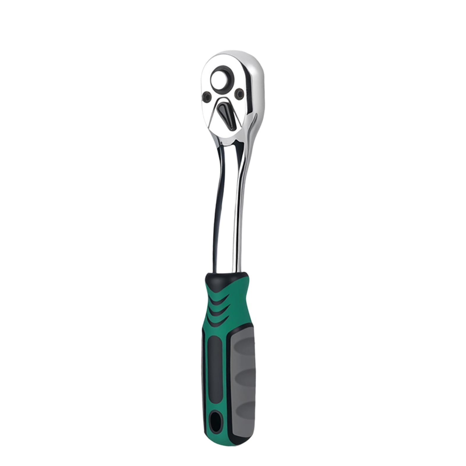 Tsophreniq Compactly Ratcheting Wrench Bidirectional 72 Tooth Quickly Release Hexagonal Socket Industrial Alloy Steel Spanner 5 Degree Swing Bidirectional Ratcheting Socket Tool