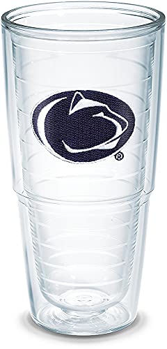 Tervis Made in USA Double Walled Penn State University Nittany Lions Insulated Tumbler Cup Keeps Drinks Cold & Hot, 24oz - No Lid, Primary Logo