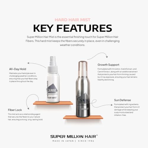 Image of Super Million Hair Hair Building Fibres - 10g Black, Black, 10 g