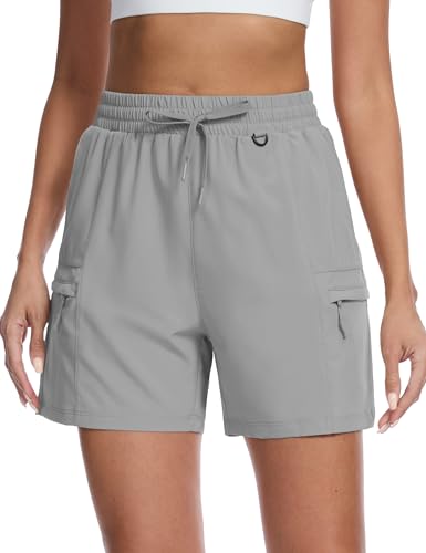 MAGCOMSEN Women's Lightweight Hiking Cargo Shorts