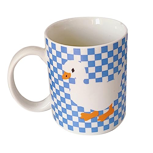Luxshiny 1Pc Torcer Pato Copo De Cerâmica Canecas De Cerâmica Tumbler Caneca De Bebida De Porcelana