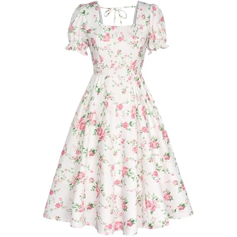 Belle Poque 1950s Retro Midi Dress Cover