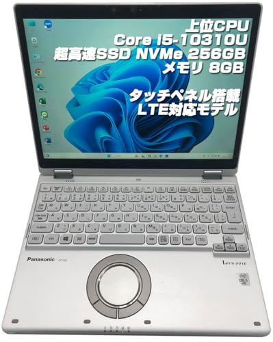 �y�����ςݕi�z�m�[�gPC CF-QV9 ���b�c�m�[�g i5��10����-10310U/������8GB/SSD:256GB/12�C���`FHD �^�b�`�p�l������ LTE�Ή��󏭋@�� Type-C���ڋ@�� Win11Pro���� MS OFFICE2019�����ς�(�l