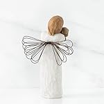 Willow Tree Angel of Friendship, for Those who Share The Spirit of Friendship, Angel Carrying Dog as Reminder of Loyal Pets and Friends, Present and Past, Sculpted Hand-Painted Figure - Image 4