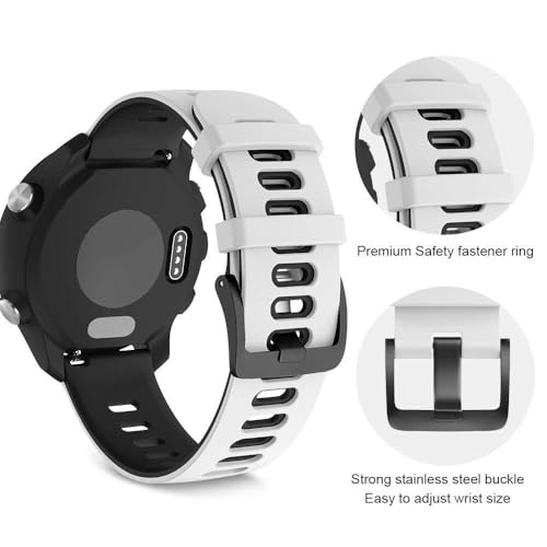 Bracelet Forerunner 645 rechange silicone 20mm sans outil - 3